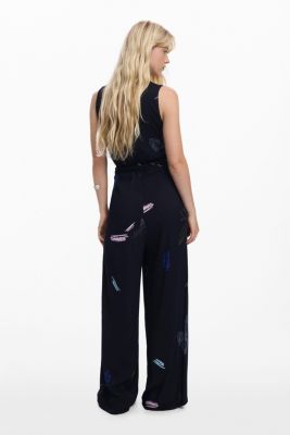 Women's Floral palazzo jumpsuit