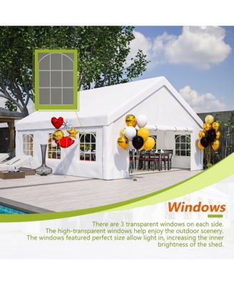 20x20ft Party Tent with Removable Walls - Waterproof Outdoor Canopy for Events