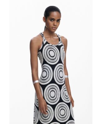 Women's Long dress with circles