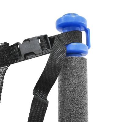 Universal Trampoline Replacement Enclosure Poles Accessories with Clamp and Hardware 2 Packs Fits Straight Pole Trampoline