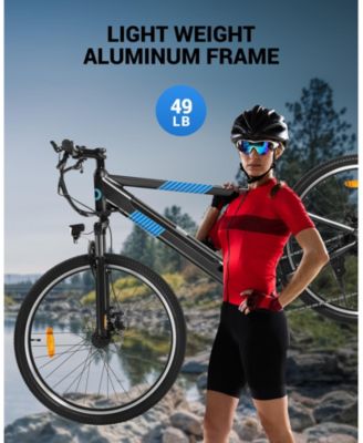 350W 26" Ebike for Adults - 36V Hidden Removable Battery, Shimano 7-Speed Electric Mountain/City Commuter Bike for Men & Women.