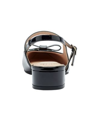 Women's Adana Bow Slingback Block Heel Pumps