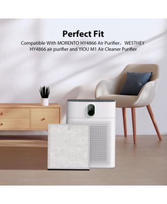 MORENTO Replacement Filter for 4866 Air Purifier - 4 Pieces