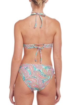 Women's Paisley Print Bikini Swimsuit Bottom