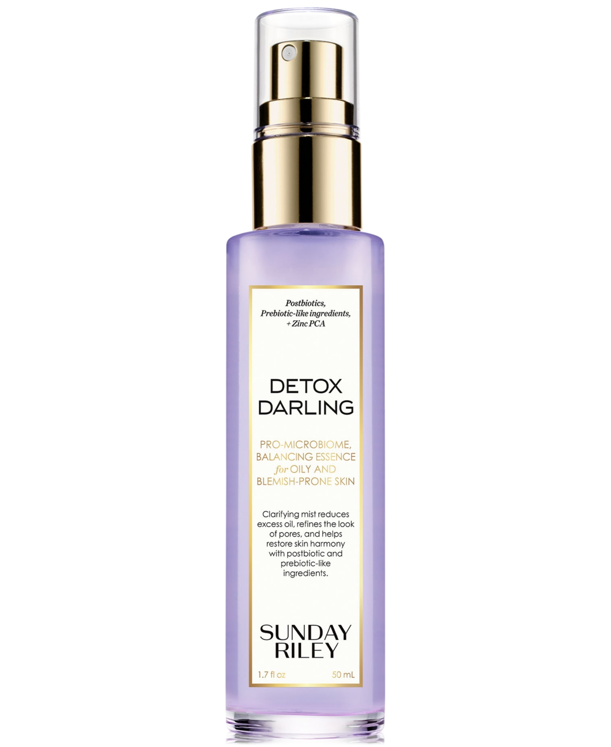 Sunday Riley Detox Darling Pro-microbiome, Balancing Essence For Oily & Blemish-prone Skin, 1.7 Oz. In Transparent