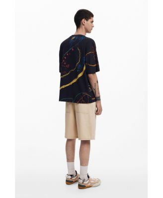 Men's Short-sleeve T-shirt with drawings