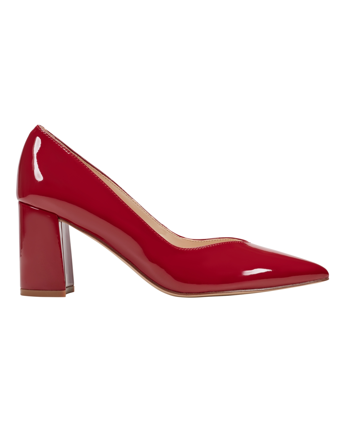 Marc Fisher Women's Caitlin Slip-on Block Heel Pumps In Red