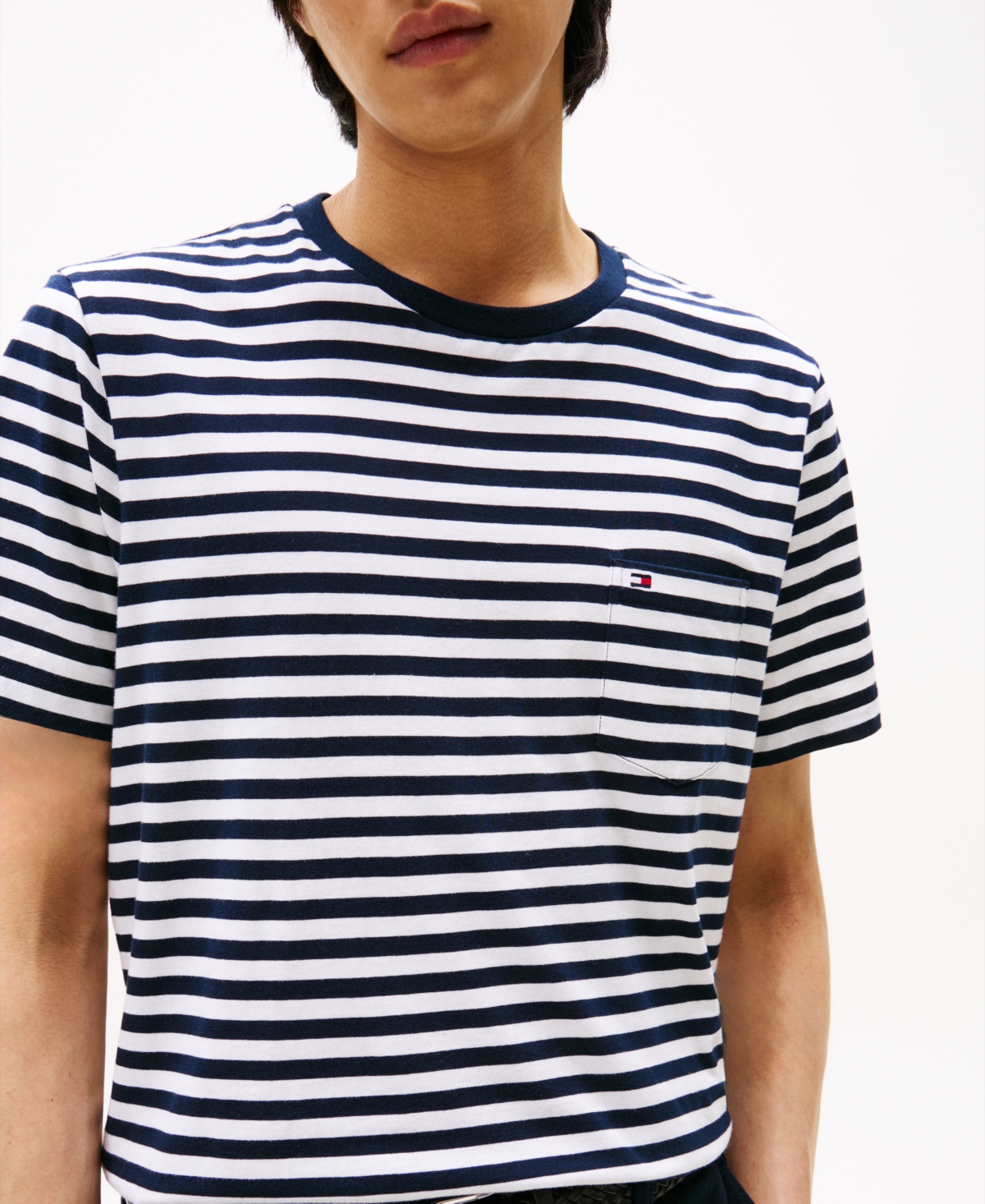 Tommy Hilfiger Men's Regular-fit Essential Stripe T-shirt