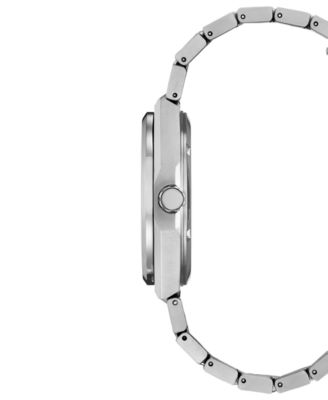 Eco-Drive Men's Zenshin Silver-Tone Super Titanium Bracelet Watch 39mm