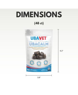 UBACALM Calming Soft Chews for Dogs & Cats – Natural Stress & Anxiety Relief (48 ct)