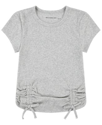 Girls Ruched Side Bow T-Shirt