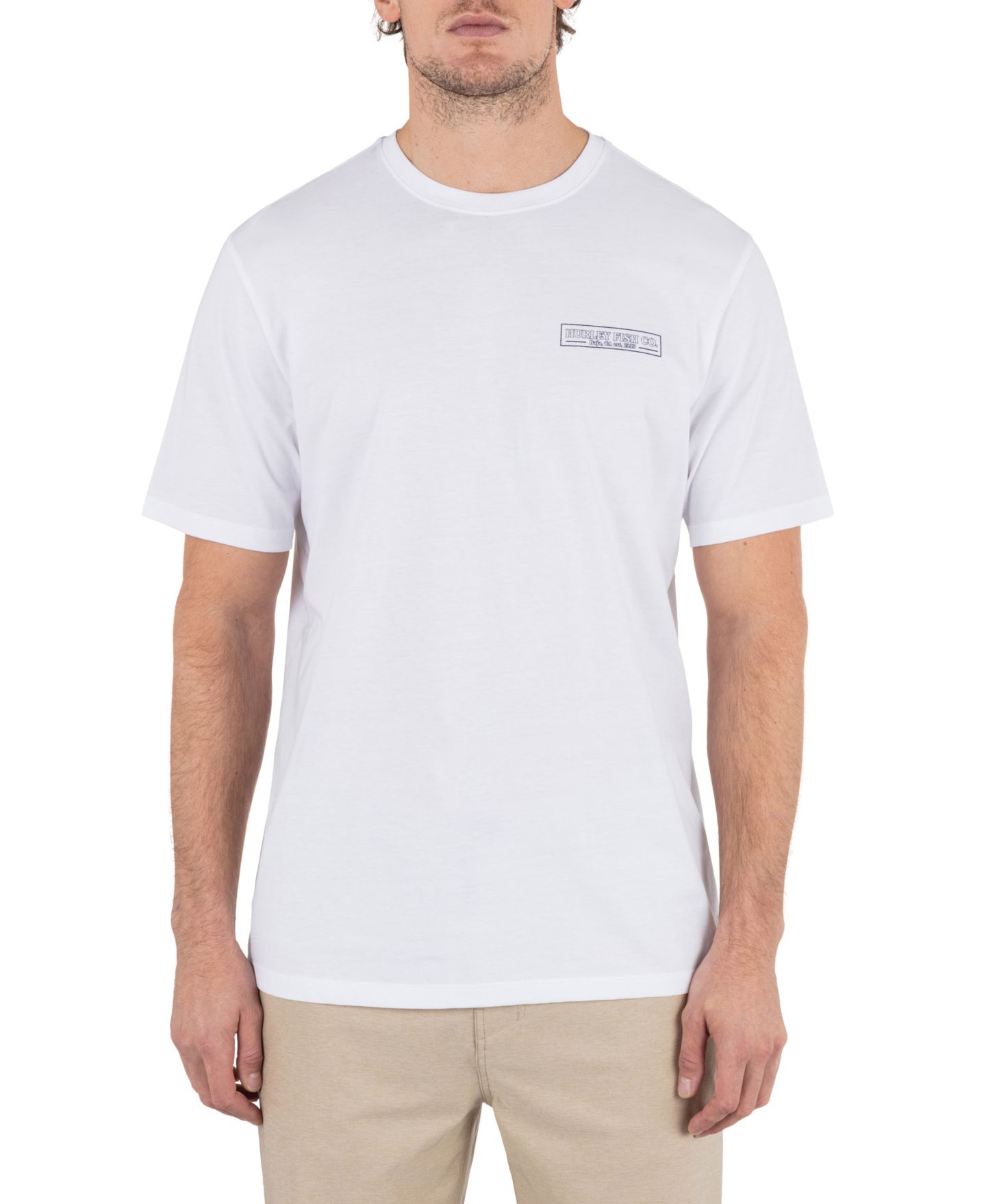 Мужская футболка Hurley Sword Short Sleeve, цвет: Белый — фото 2