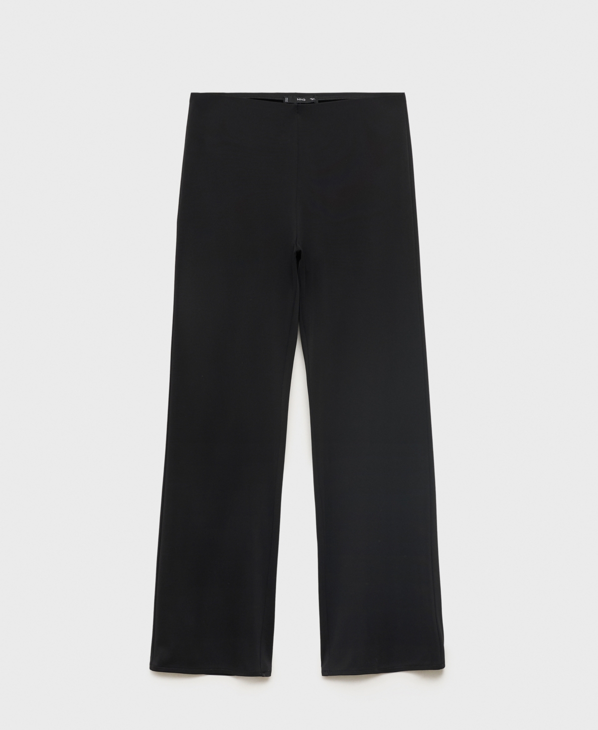 Mango Straight Leg Pants In Black
