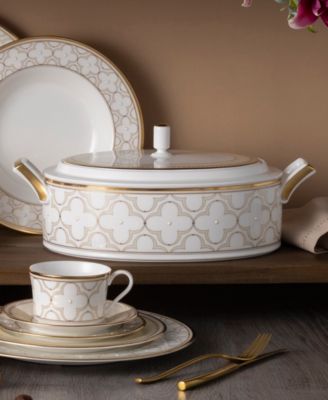 Trefolio Gold Covered Vegetable Bowl, 67 oz.