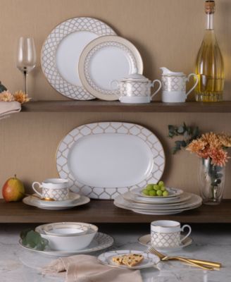 Eternal Palace Gold Set of 4 Salad Plates, 8-1/4"