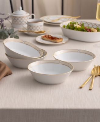 Eternal Palace Gold Set of 4 Soups, 7", 20 OZ