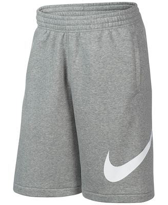 Nike Men's Club Swoosh Fleece Shorts - Shorts - Men - Macy's