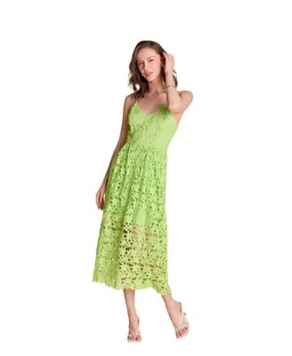 Women's Lace Cami Midi Dress