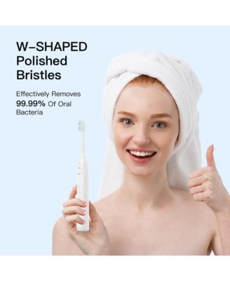 Operan Sonic Electric Toothbrush for Adults with 5 Modes, IPX7 Waterproof, 8 Brush Heads, Travel Case