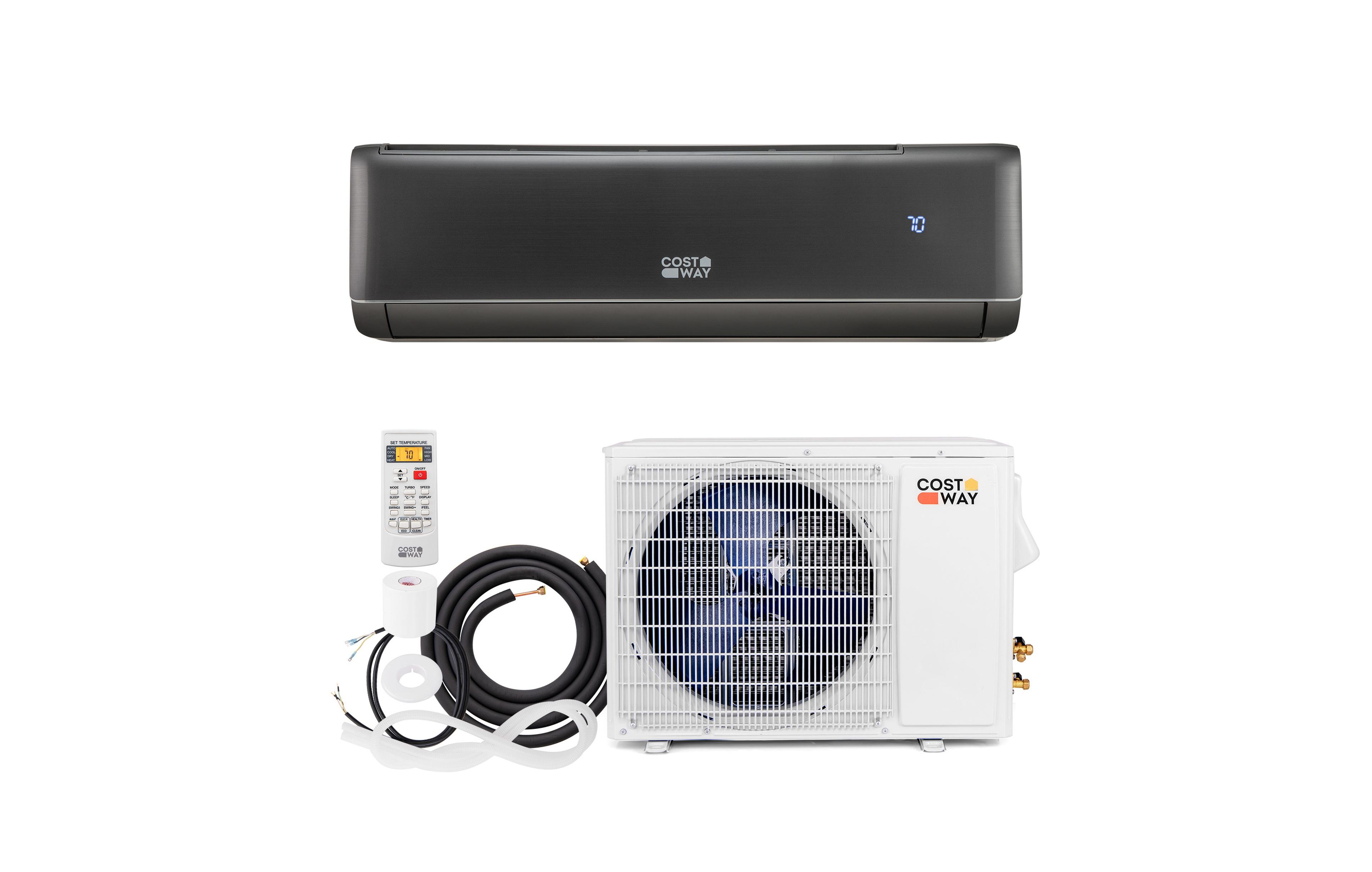 Costway 18000 Btu Enabled Mini Split Air Conditioner & Heater with Heat Pump