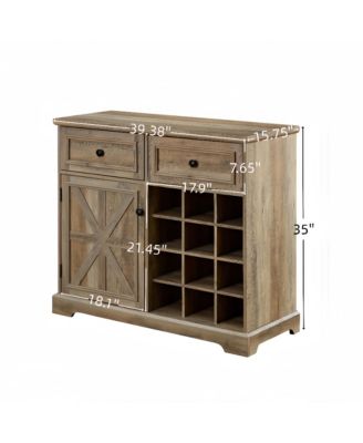 CASAINC Kitchen Cabinet with Storage Sideboard with 2 Drawers