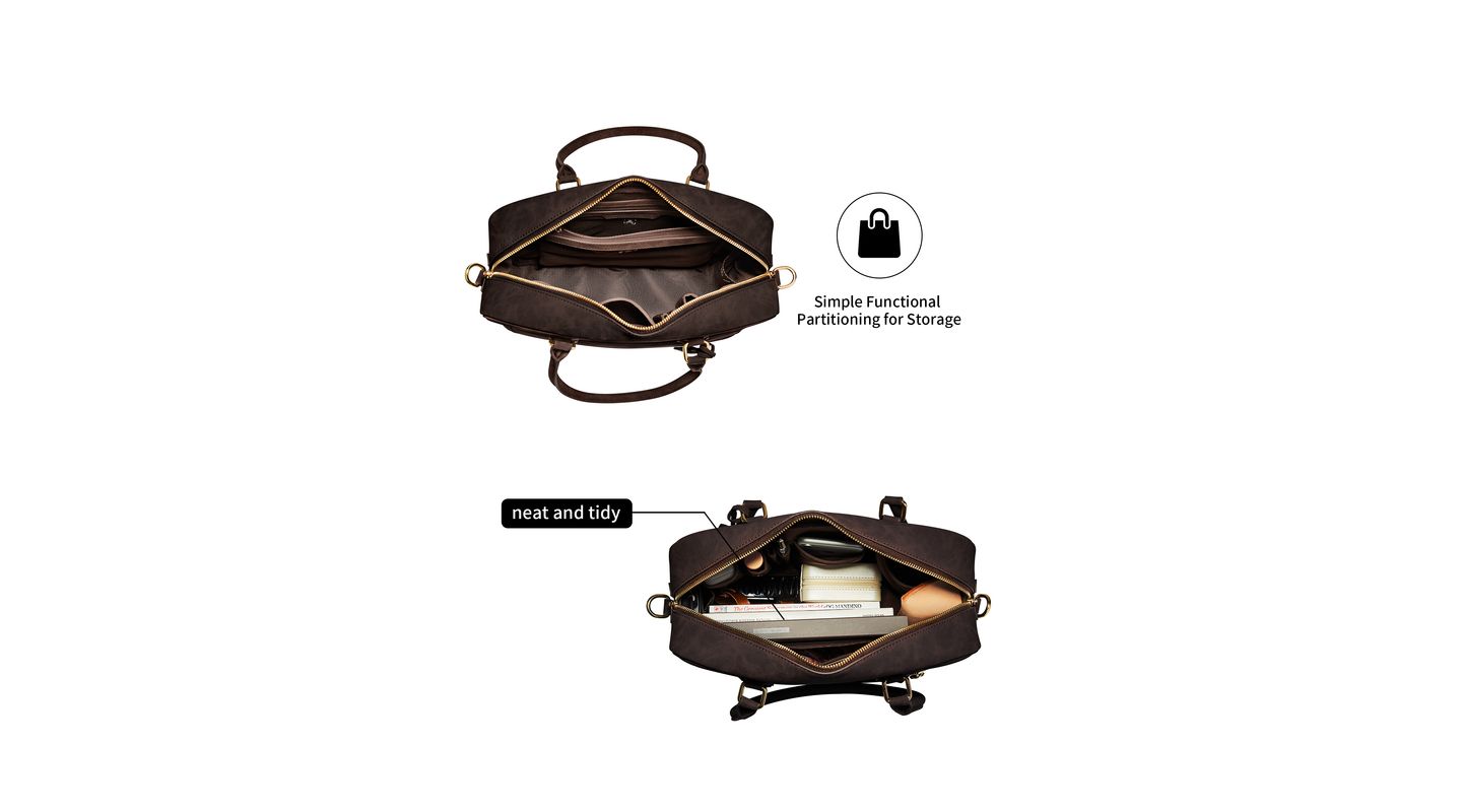 Женская сумка Victoria Hyde London Margaret L Handbag Top Zipper Travel, цвет: Коричневый — фото 3