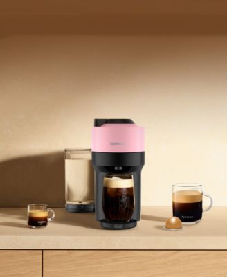 Vertuo Pop+ Coffee and Espresso Maker by DeLonghi with Milk Frother, Candy Pink