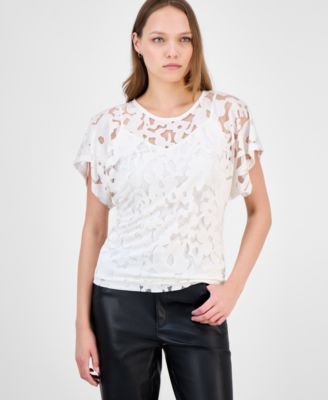 Women's Floral Lace Top
