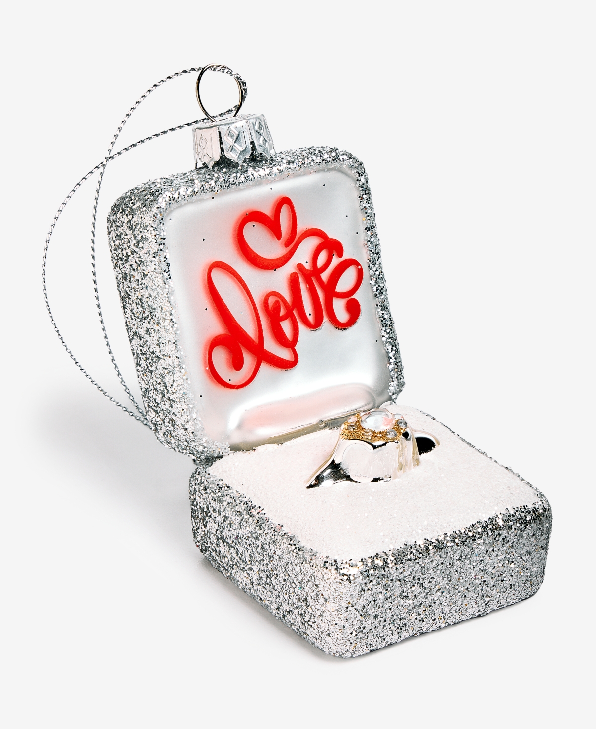 Holiday Lane Our First Wedding Ring In Box Ornament, Macy's Exclusive In Multi
