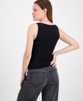 Juniors' Scoop-Neck Tank Top