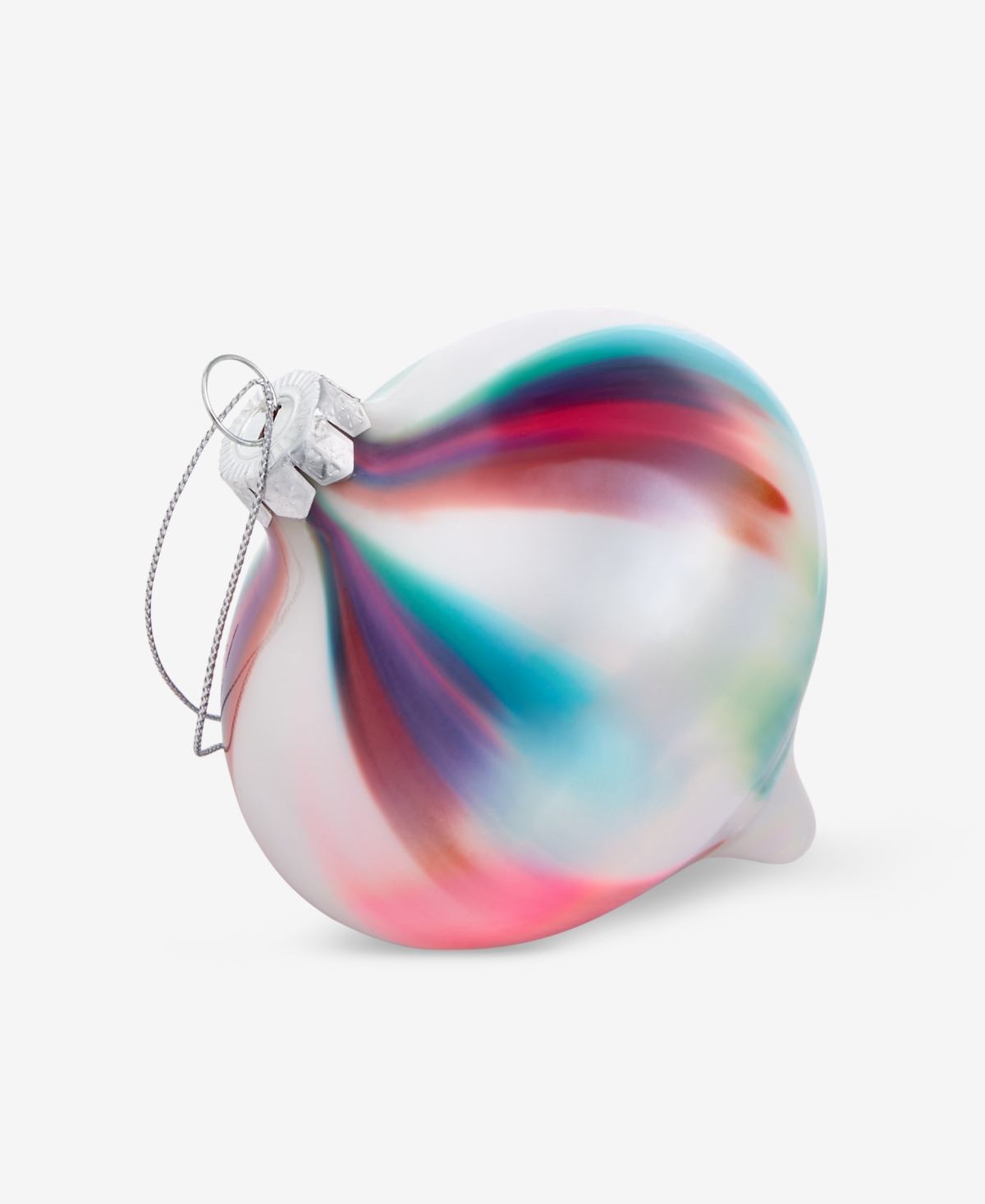 Holiday Lane Pastel Shine Rainbow Onion Ornament, Macy's Exclusive