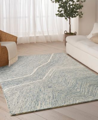 Pure Angles ANG01 5'2"x7'2" Area Rug