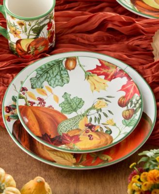 Harvest Fields Salad Plates, Set of 4