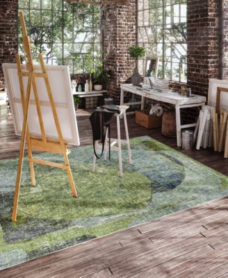 Boca Washable BO11 2'6''x3'10'' Area Rug