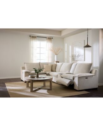 Borsi 3-Pc. Sofa Sectional with 3 Power Recliners, Exclusive at Macy's