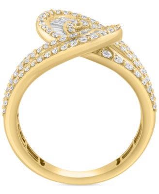 EFFY&reg; Lab Grown Diamond Statement Ring (1-3/8 ct. t.w.) in 14k Yellow Gold