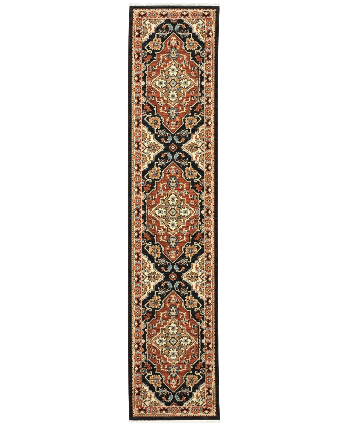Oriental Weavers Lilihan 4929a 2'6"x12' Runner Area Rug In Brown