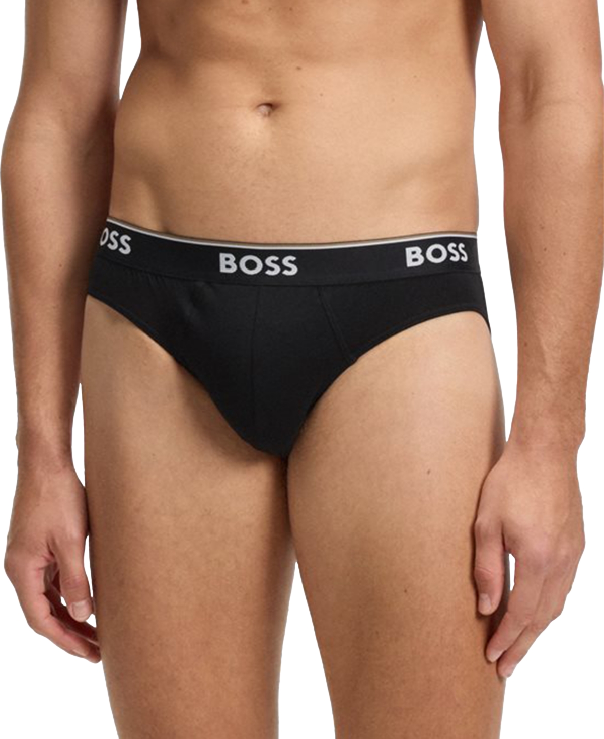 Hugo Boss Boss By  Men's Power 3-pk. Tipped Logo Waistband Briefs In Multi
