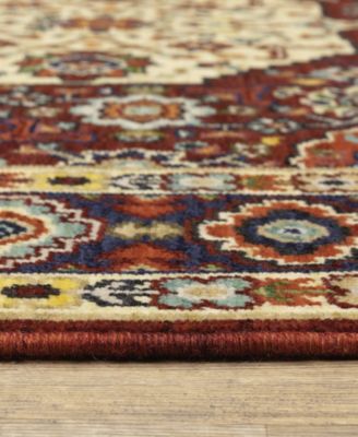 Oriental Weavers Lilihan 1802w Rug Collection In Red