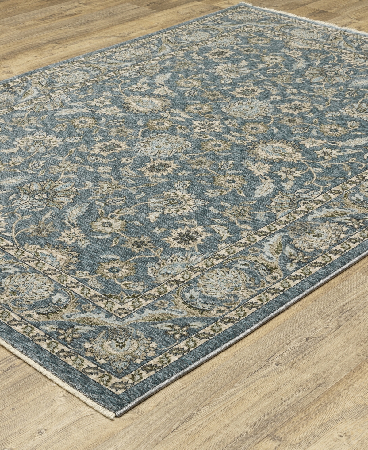 Oriental Weavers Aberdeen 070h1 6'7"x9'6" Area Rug In Blue