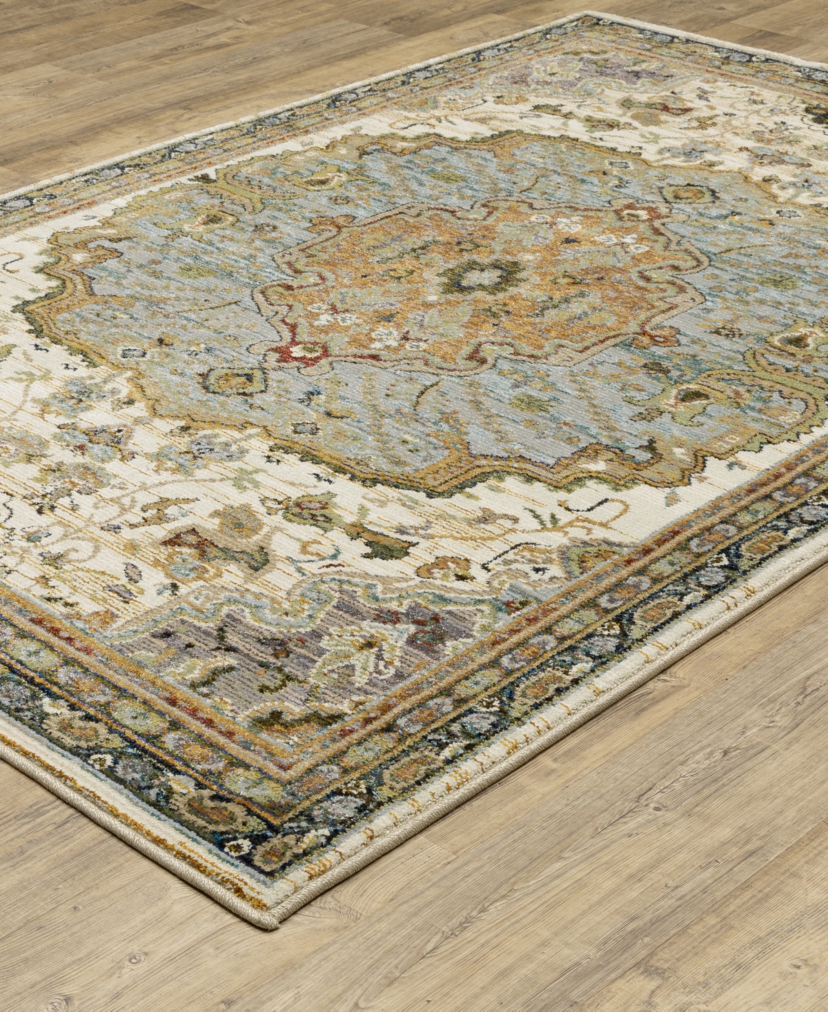 Oriental Weavers Andorra 2451b 5'3"x7'3" Area Rug In Brown