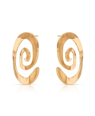 Aura Swirl Statement Earrings