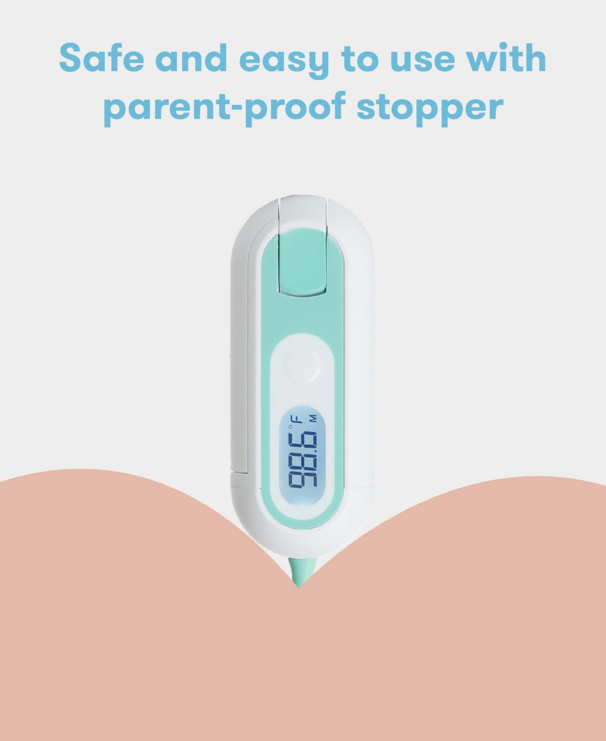 Frida Baby 3-in-1 True Temp Digital Thermometer In White