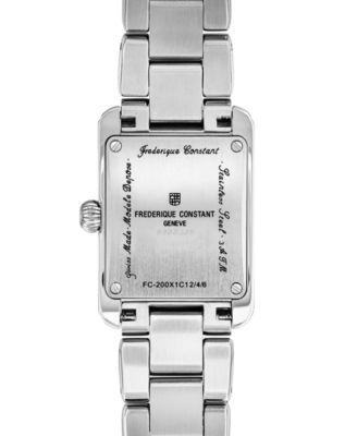 Women's Swiss Carree Stainless Steel Bracelet Watch 23mm