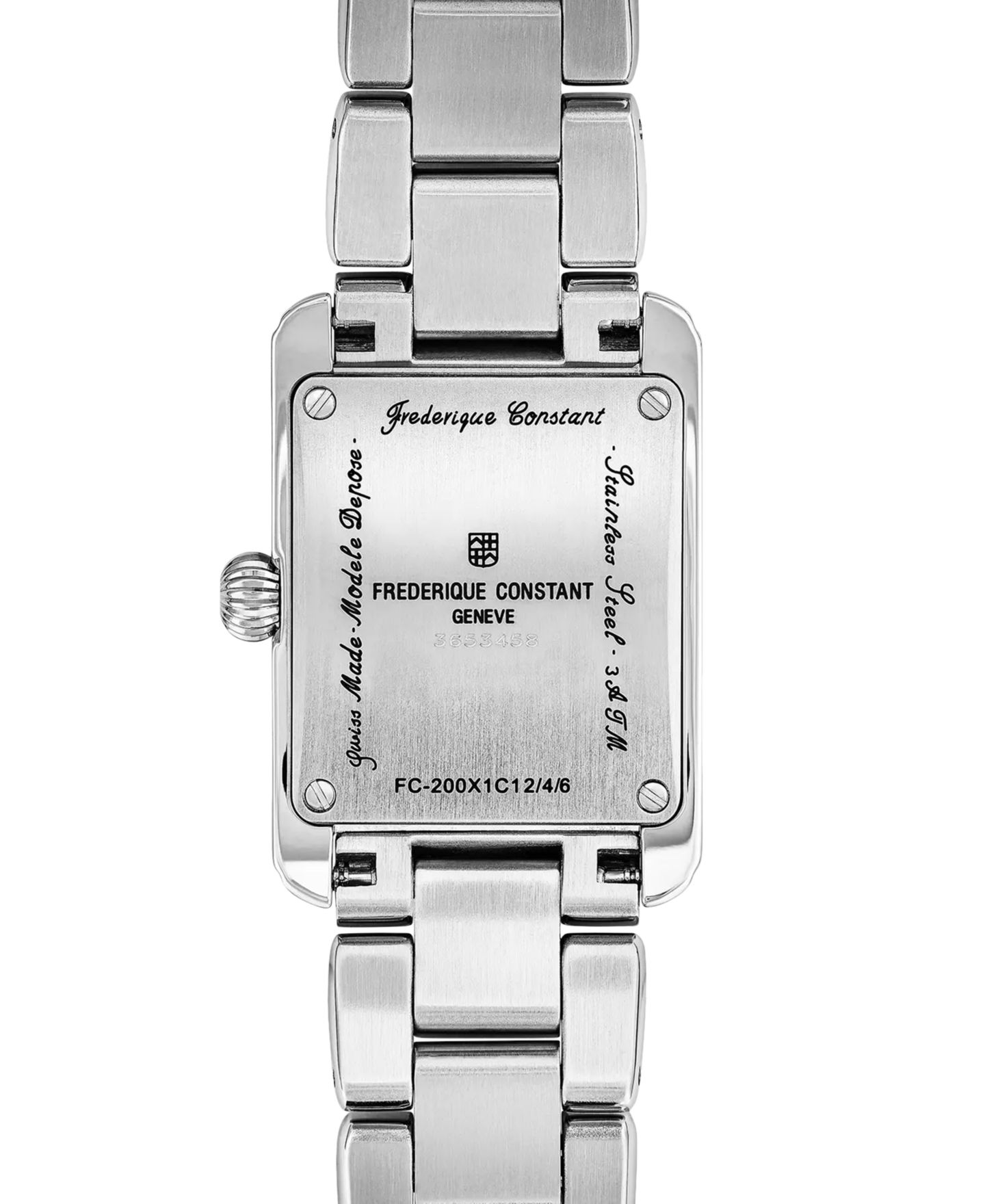 Женские часы Frederique Constant Swiss Carree Stainless Steel Bracelet Watch 23mm — фото 3