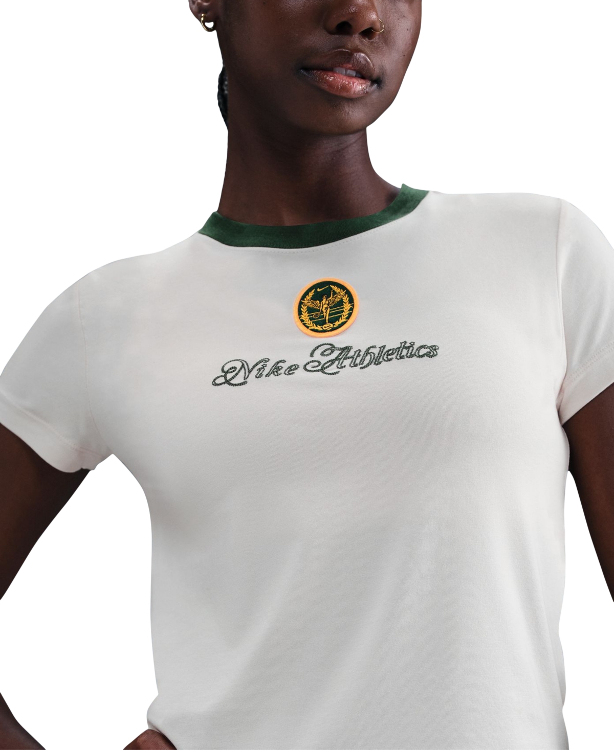 Nike Sportswear Women's Chill Knit Slim Cropped T-shirt In White