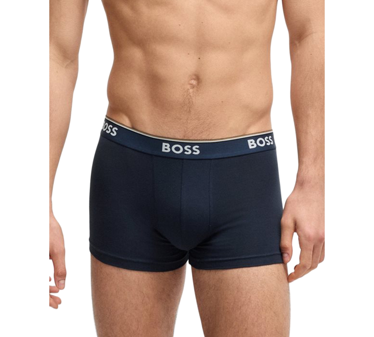 Hugo Boss Boss By  Men's Power 3-pk. Tipped Logo Waistband Trunks In Multi