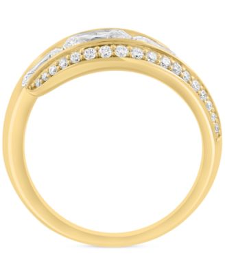 EFFY&reg; Lab Grown Diamond Ring (1-3/8 ct. t.w.) in 14k Yellow Gold