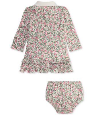 Baby Girls Ruffled Floral Dress