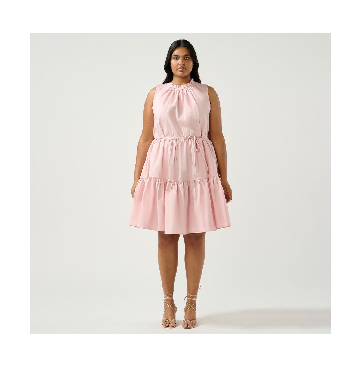 Rhodes A-Line Mini Dress - Blush